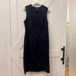 Banana Republic dark denim midi dress, size 14.
